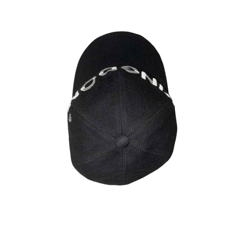 BURBERRY Baseball Cap Men's M Black October B Series Kingdom Logo‎ Italy NEW